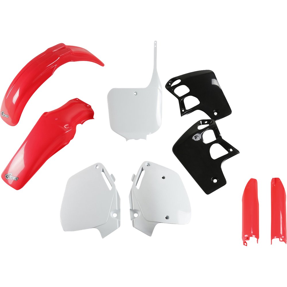 UFO Body Kit - '96/'98-'99 OEM Red/White/Black - CR500R HOKIT089F@999
