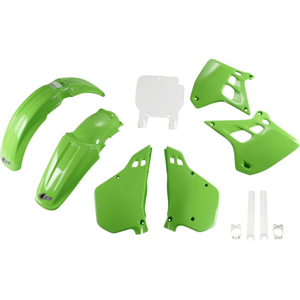 UFO Body Kit - '90 OEM Green/White - KX 250 '90-'91 KAKIT188F@999