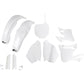 UFO Body Kit - White - YZ 125/250 '00-'01 YAKIT300F@046