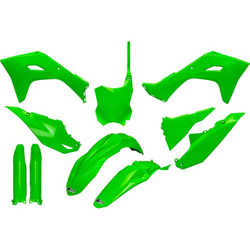 UFO Body Kit - Fluorescent Green - KX 250/450 F '24-'26 KAKIT231F@AFLU