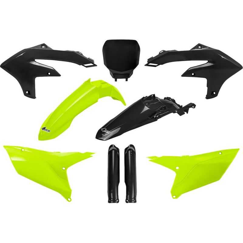 UFO Body Kit - Neon Yellow/Black - YZ 250F/450F YAKIT326F@333