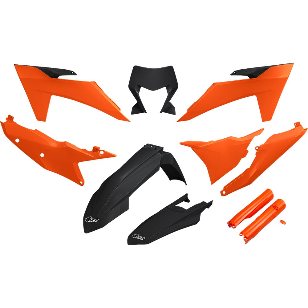 UFO Body Kit - Orange/Black - EXC/EXC-F '24-'25 KTKIT530F@333