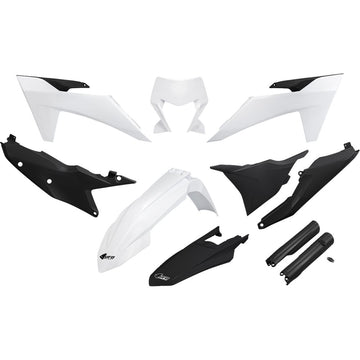 UFO Body Kit - White/Black - EXC/EXC-F '24-'25 KTKIT530F@222