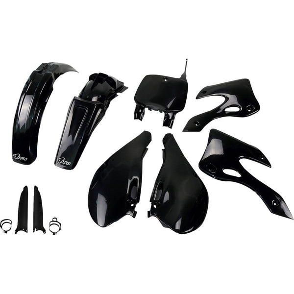 UFO Body Kit - Black - KX 125/250 '99-'02 KAKIT200F@001