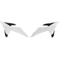 UFO Radiator Covers - White - KTM KT05025#042