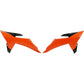 UFO Radiator Covers - Orange/Black - KTM KT05025#127