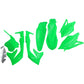 UFO Replacement Body Kit - Fluorescent Green KAKIT226-AFLU