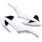 UFO Radiator Covers - OEM White/Black KT04073-999K