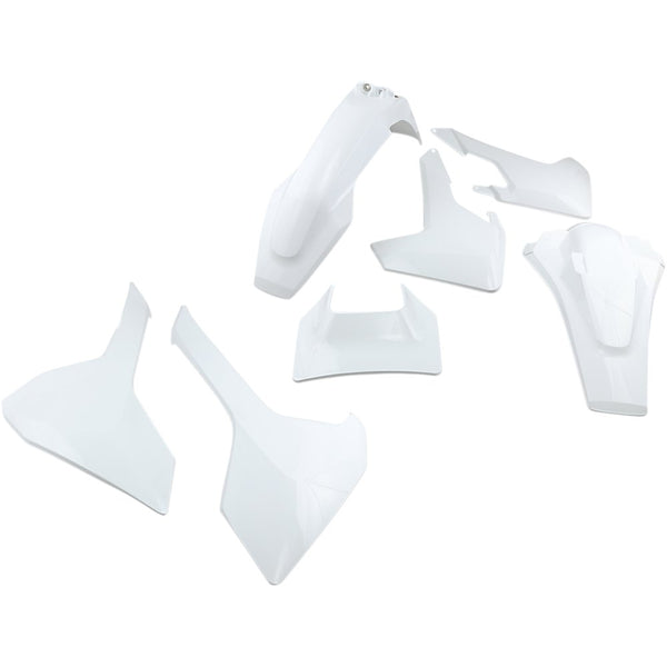 UFO Body Kit - OEM '19 White - Husqvarna '17-'19 HUKIT621999W