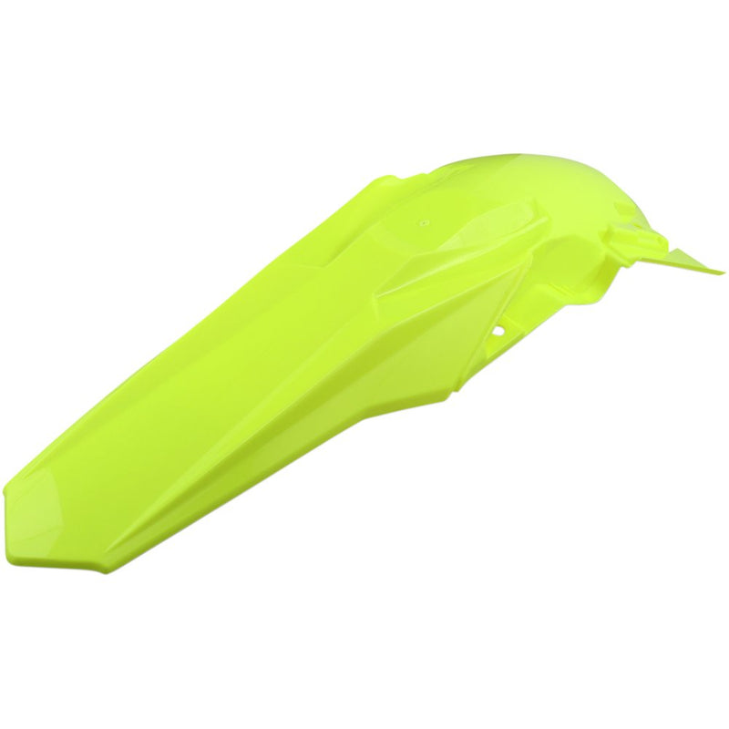 UFO MX Rear Fender - Fluorescent Yellow SU04940-DFLUU