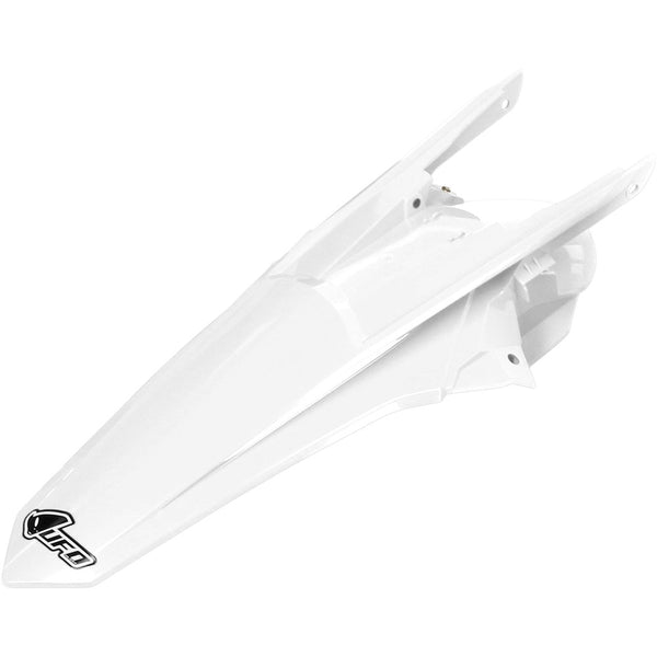 UFO MX Rear Fender - KTM White KT04060-047