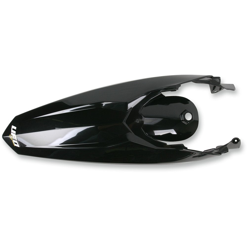 UFO MX Rear Fender - Black KT04024-001