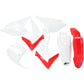 UFO Replacement Replacement Body Kit - OE Red/White HOKIT118-999