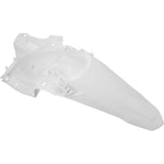 UFO MX Rear Fender - White YA04890#046