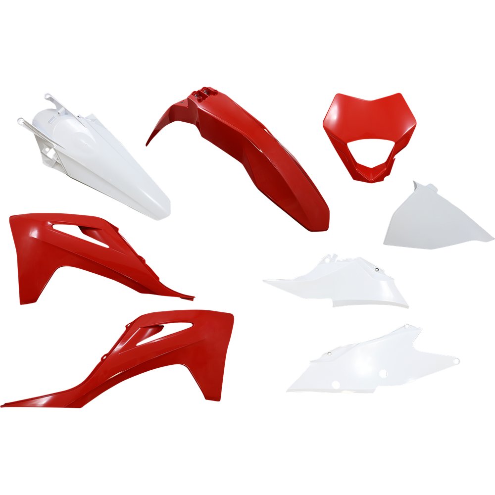 UFO Replacement Body Kit - With Headlight Mask - OEM Red/White GGKIT703-999