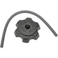 UFO Gas Cap - Black - Honda/Kawasaki/Suzuki KA03707001