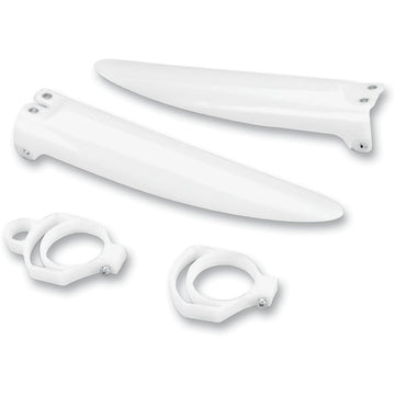 UFO Fork Tube Protectors - White - KX85/100 - '98-'13 KA03711280