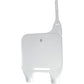 UFO Front Number Plate - White KT03004-047