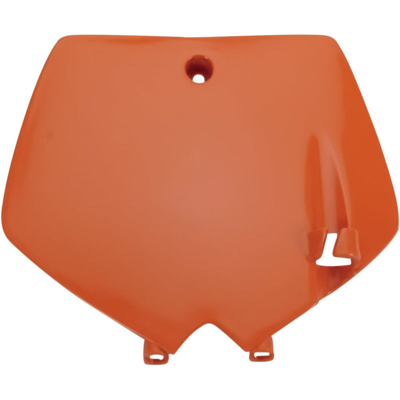 UFO Front Number Plate - Orange KT03071-127