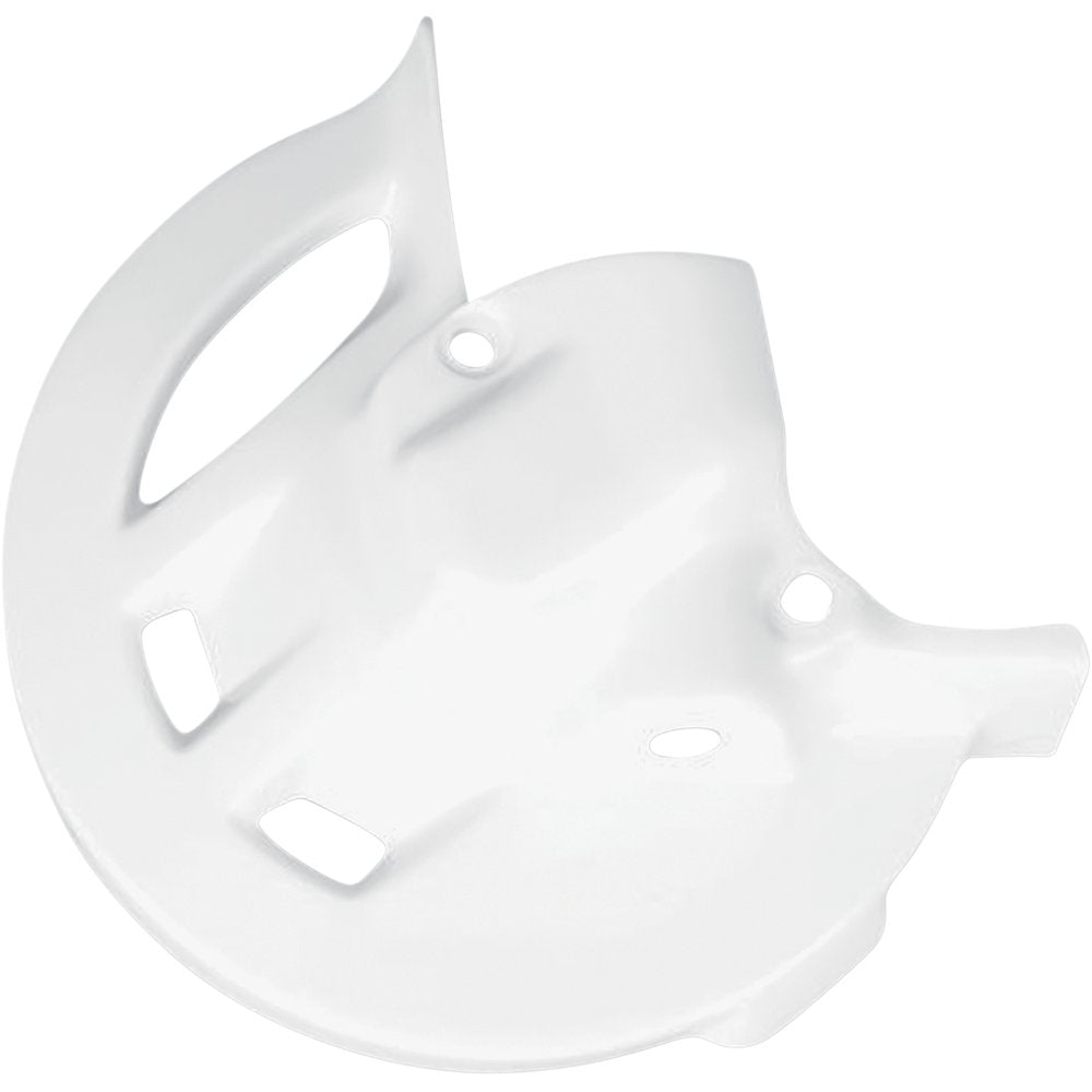 UFO Front Disc Cover - White - Honda - CR 125/250/500 R '95-'99 HO02684041