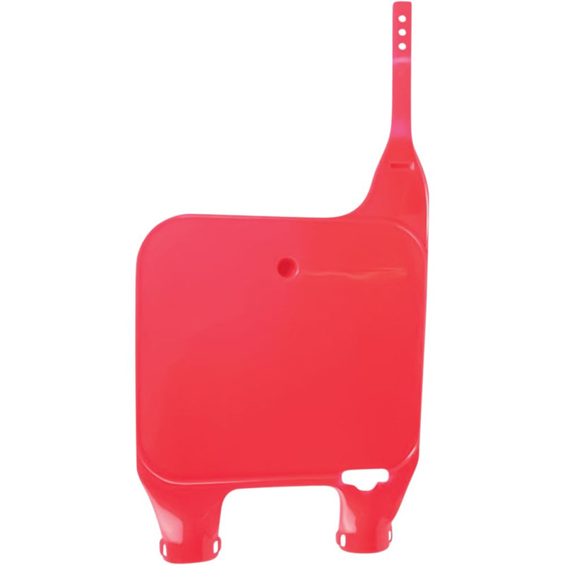 UFO Front Number Plate- Fluorescent Red HO02629067