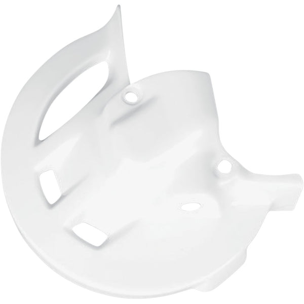 UFO Front Disc Cover - White - Honda - CR 125/250/500 R '95-'99 HO02684041