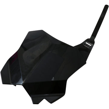 UFO Front Number Plate - Black KA04738-001