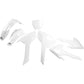 UFO Body Kit - '17 OEM White - Husqvarna - TC/FC HUKIT616-041