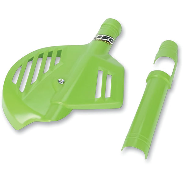 UFO Front Disc Cover - '95-'00 KX Green - Kawasaki - KDX 200 KA02796026
