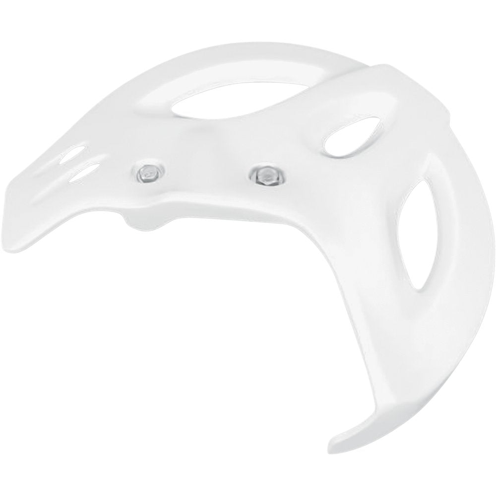 UFO Front Disc Cover - White - Suzuki - RM 125/250 SU02949041