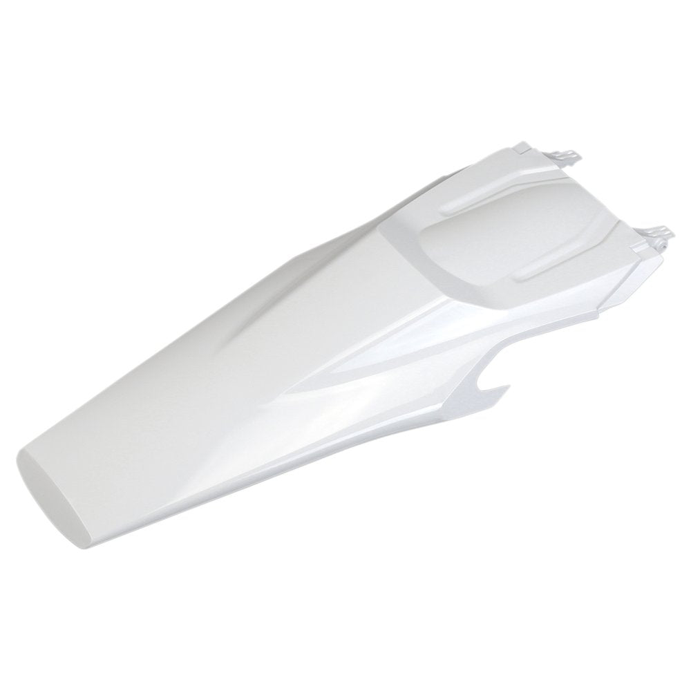 UFO MX Rear Fender - With pins - White HU03399040