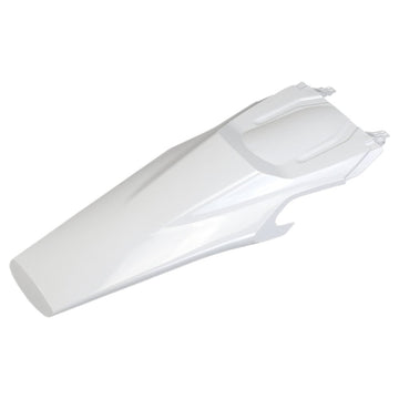 UFO MX Rear Fender - With pins - White HU03399040