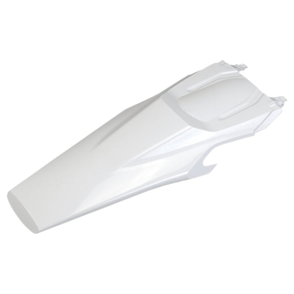 UFO MX Rear Fender - With pins - White HU03399040
