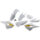UFO Body Kit - '15 OEM White/Yellow - Husqvarna TC/FC HUKIT613-999W