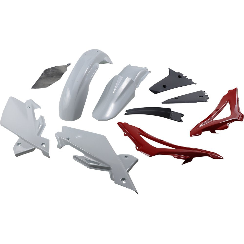 UFO Body Kit - '06 OEM White/Red/Gray - Husqvarna - TC HUKIT604-999