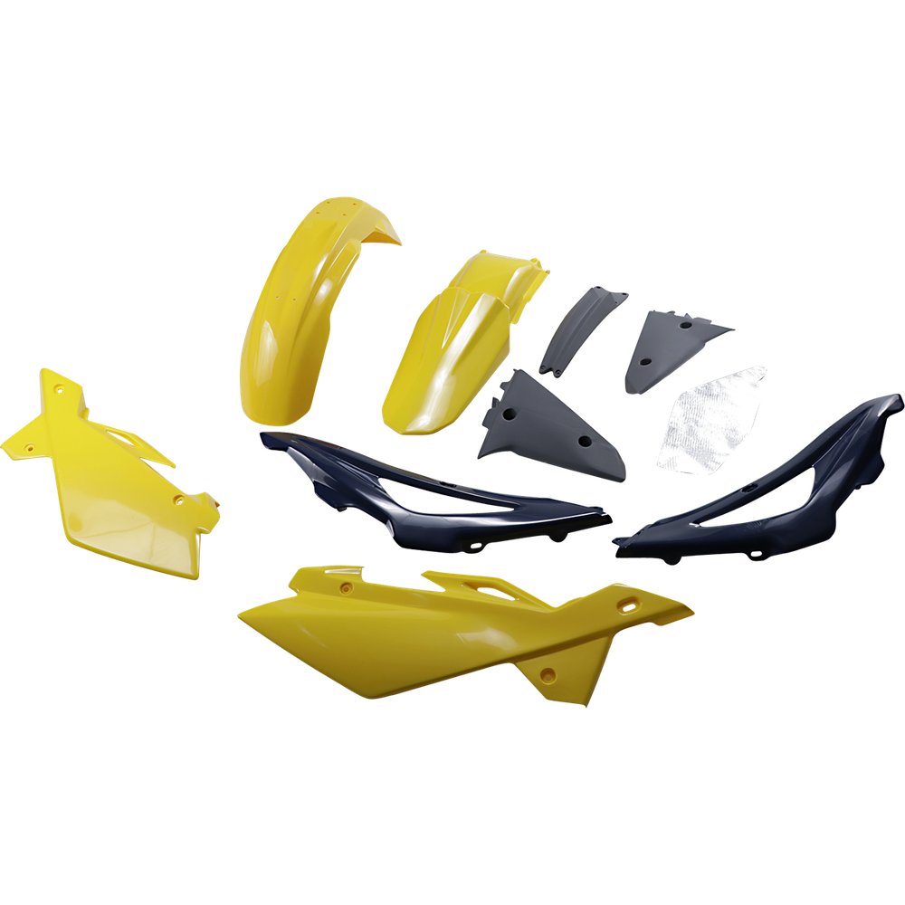 UFO Body Kit - OEM '05 Yellow/Blue/Gray - Husqvarna - TC 125/250 HUKIT602-999