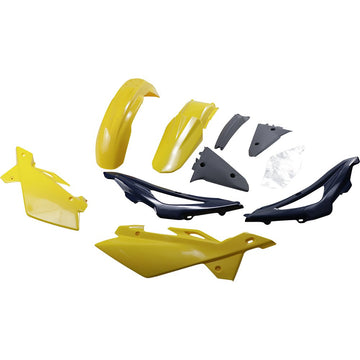 UFO Body Kit - OEM '05 Yellow/Blue/Gray - Husqvarna - TC 125/250 HUKIT602-999