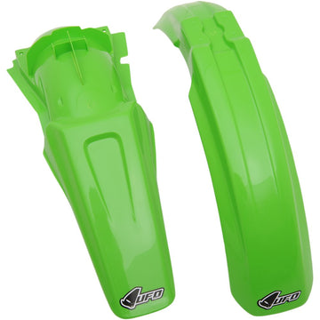 UFO Front and Rear MX Fender Kit - Green - KX 125/250 KAFK200-999