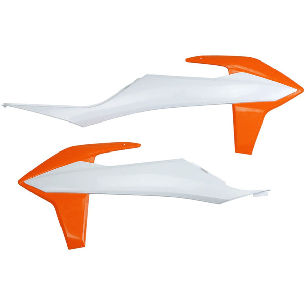 UFO Radiator Covers - White/Orange KT04092999