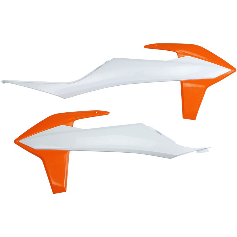UFO Radiator Covers - White/Orange KT04092999