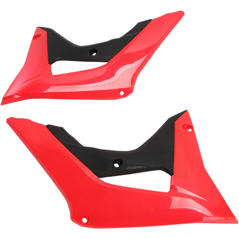 UFO Radiator Covers - Black/Red HO04682-999
