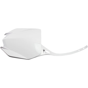 UFO Front Number Plate - White YA04860-046