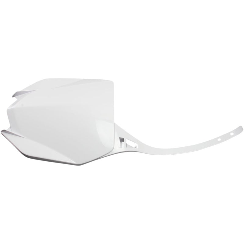 UFO Front Number Plate - White YA04860-046