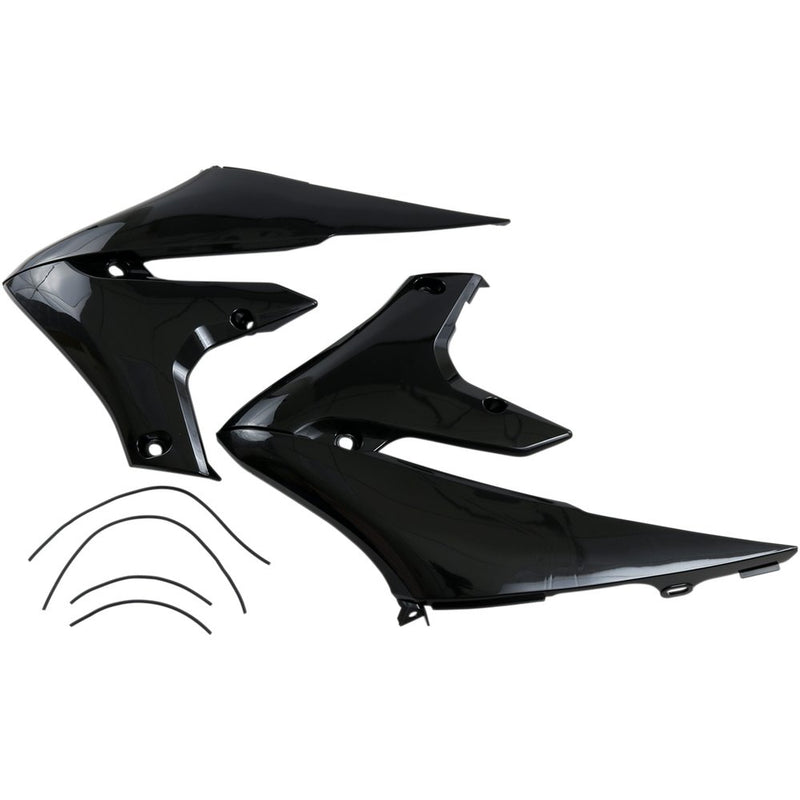 UFO Radiator Shrouds - Black YA04858-001