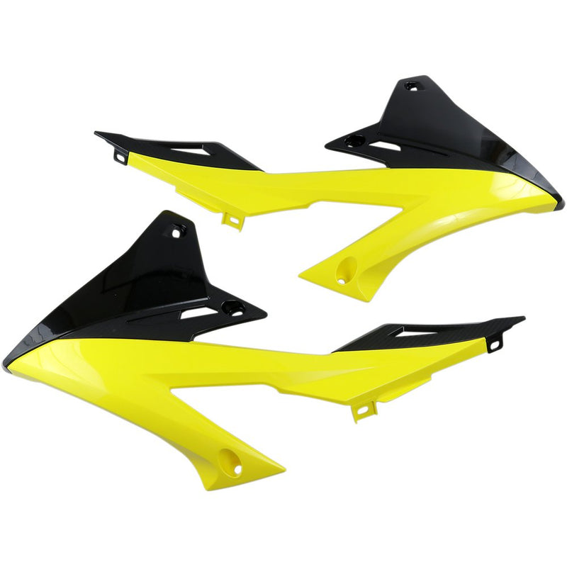 UFO Radiator Shrouds - Yellow/Black SU04941-999