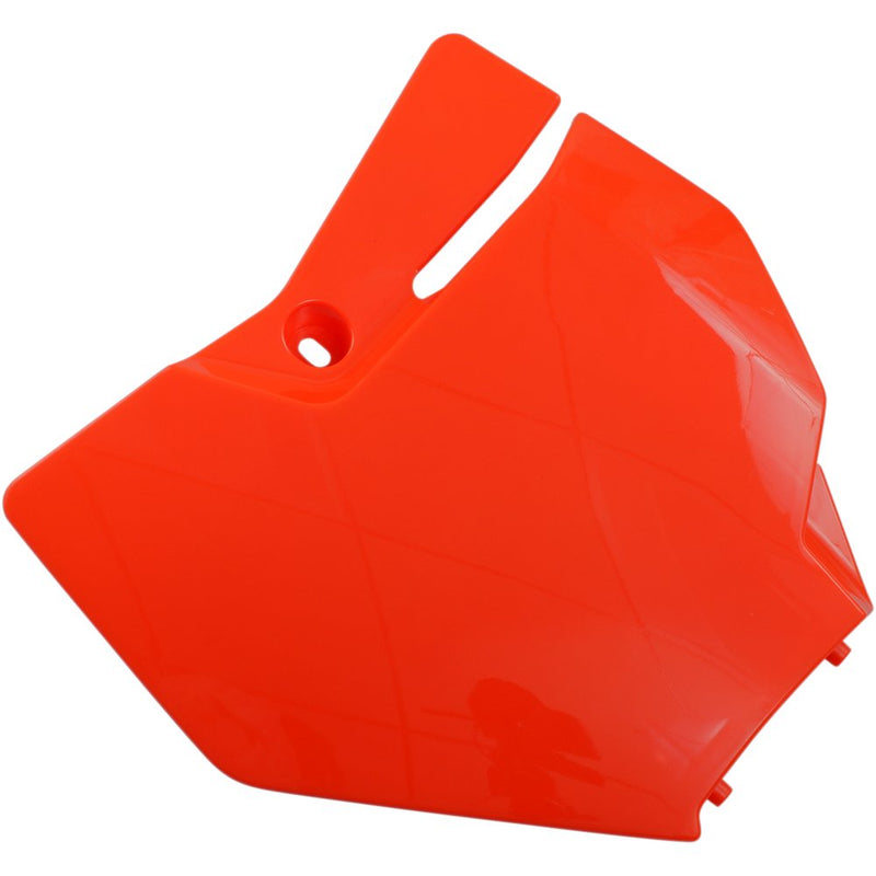 UFO Front Number Plate - Fluorescent Orange KT04087-FFLU