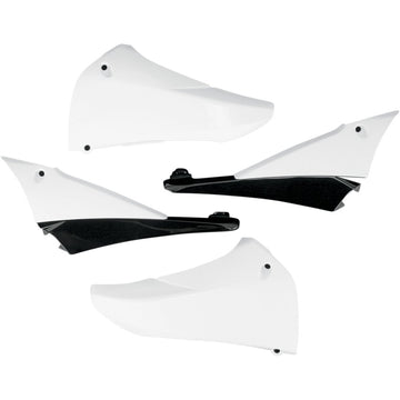 UFO Upper Radiator Shrouds - White/Black YA04823-046