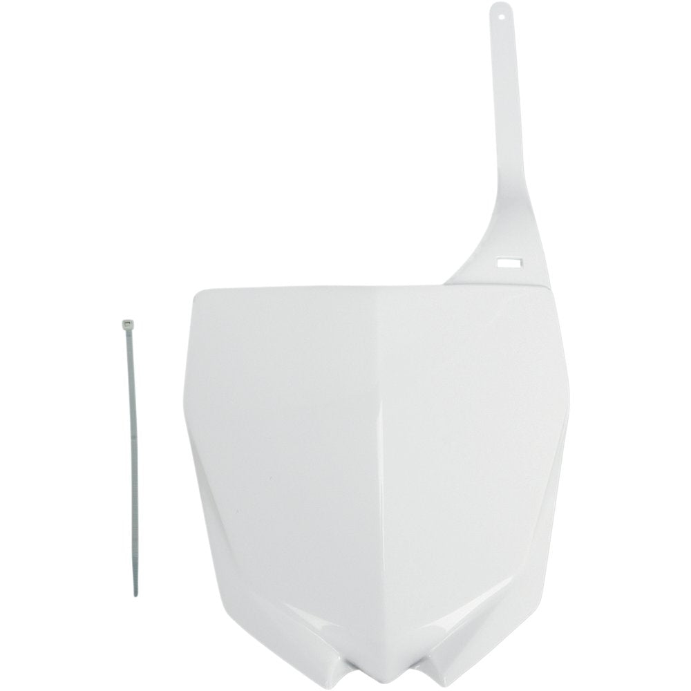 UFO Front Number Plate - White YA04813-046