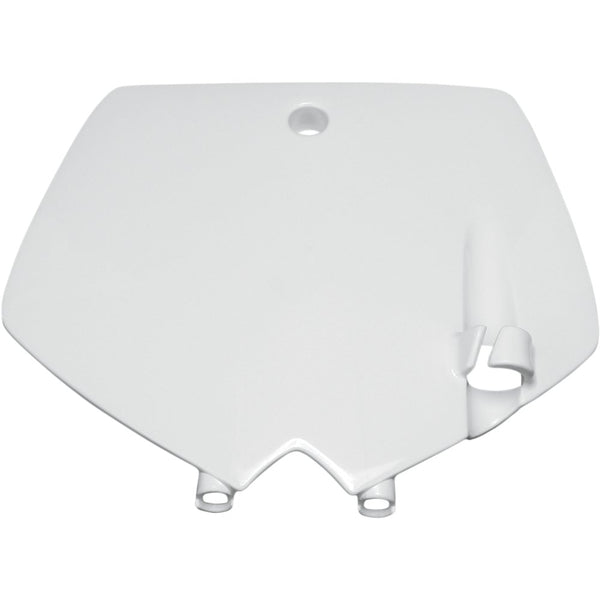 UFO Front Number Plate - White KT03071-047