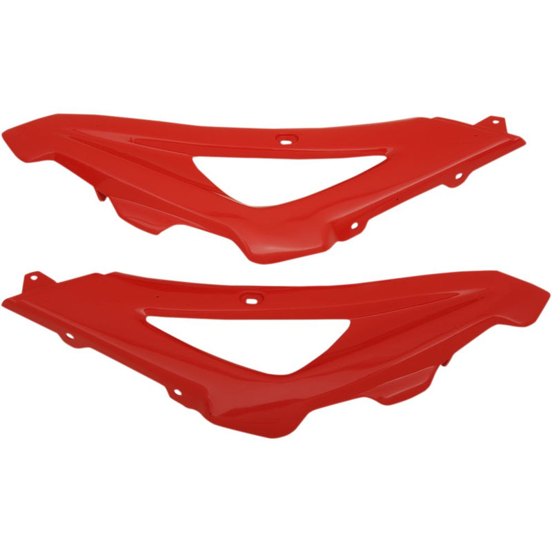 UFO Radiator Shrouds - Husky Red - Upper HU03321-062